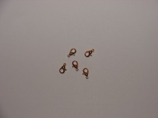 KARABIN KOPČA BOJA STARO ZLATO 14mm 5KOM