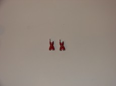 CRVENA HALJINA PRIVJESAK 20mm