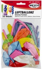 BALONI 33/1 RAZNE BOJE I OBLICI