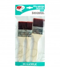 SET ŠIROKIH KISTOVA 3/1 POLYAMID SMEĐI