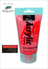 AKRIL FLUORESCENT RED 833 75ml
