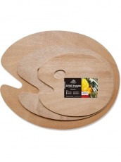 PALETA DRVENA SLIKARSKA 24X30cm OVAL