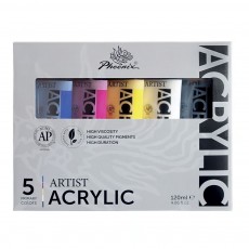 ARTIST ACRYLIC OSNOVNI SET 5x120 ML